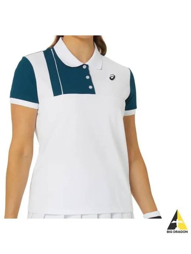 Women s Classic SS Polo Shirt 2042A295100 Short Sleeve T - ASICS - BALAAN 1