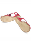 Flip flop red flower sandals 35 Korean size 220mm - LORO PIANA - BALAAN 4