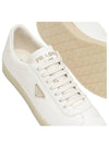 Triangle Logo Lane Leather Low-Top Sneakers Ivory - PRADA - BALAAN 6