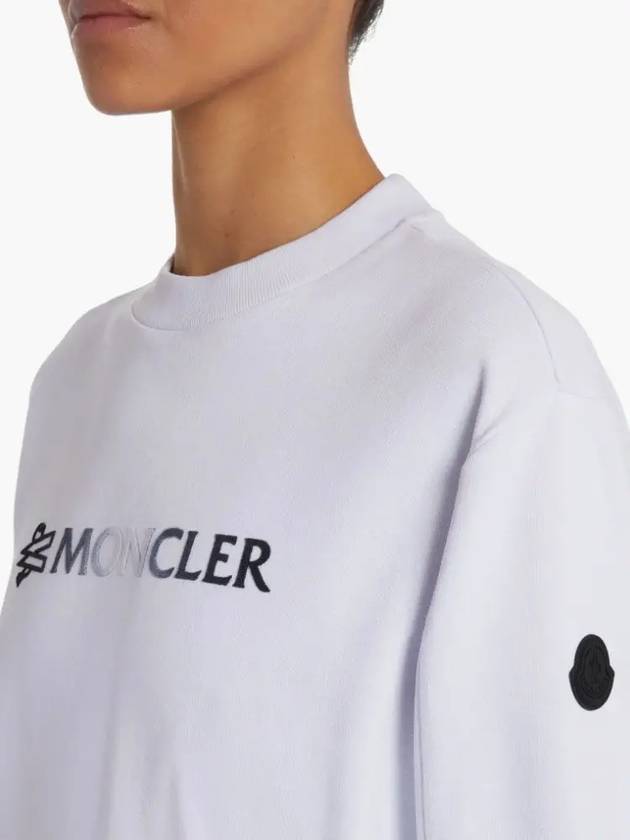 8G00011 809KR 001 White Women’s Sweatshirt - MONCLER - BALAAN 3