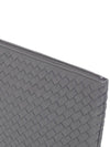 Intrecciato Document Clutch Bag Grey - BOTTEGA VENETA - BALAAN 6