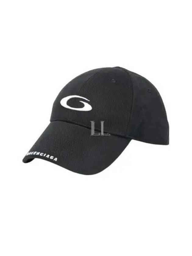 Embroidered Icon Logo Ball Cap Black - BALENCIAGA - BALAAN 2