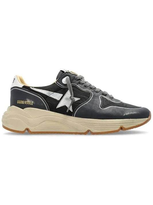 Running Sole Leather Low Top Sneakers Navy - GOLDEN GOOSE - BALAAN 2