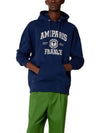 Paris France Hoodie Navy - AMI - BALAAN 5