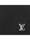 Pocket Organizer Taiga Leather Card Wallet Black - LOUIS VUITTON - BALAAN 6