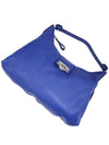 Women s Ferragamo 21 D757 Blue Leather Silver Gancini Panisha Hobo Shoulder Bag gt Gangbuk used luxury goods - SALVATORE FERRAGAMO - BALAAN 7