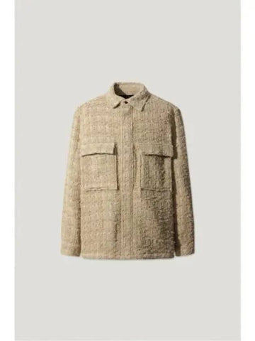 BALESPE tweed shirt jacket BEIGE - IRO - BALAAN 1