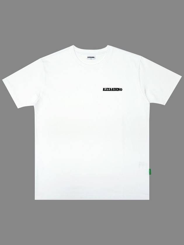 Floppy Small Logo Short Sleeve T-Shirt White - ALEX&AIDEN - BALAAN 1