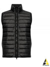 Loom Woven Chambers Recycled Nylon Down TC Vest Black - STONE ISLAND - BALAAN 2