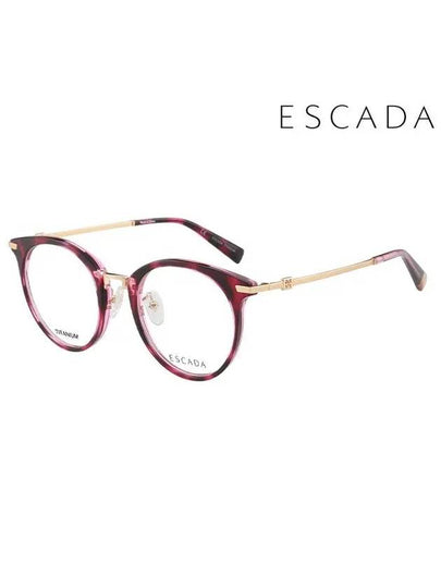 Glasses Frame VES A37F 0E01 Round Acetate Men Women - ESCADA - BALAAN 2