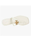 Roxanne Jelly Logo Flip Flops White - TORY BURCH - BALAAN 4