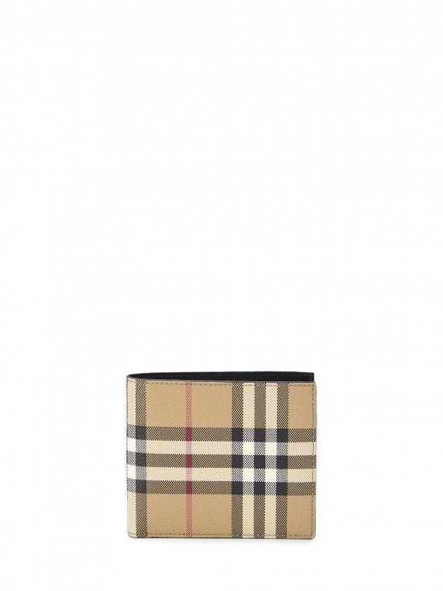 Check Half Wallet Beige - BURBERRY - BALAAN 2