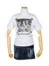 Bad News Scout Printing Short Sleeve T-Shirt White - DSQUARED2 - BALAAN 3