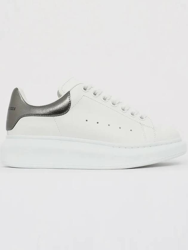 Oversized Low Top Sneakers Black White - ALEXANDER MCQUEEN - BALAAN 3