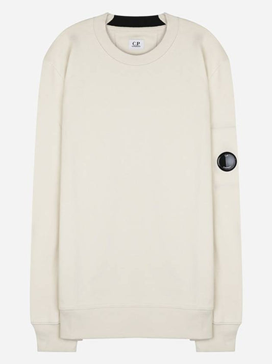 Diagonal Raised Fleece Sweatshirt Beige - CP COMPANY - BALAAN 2