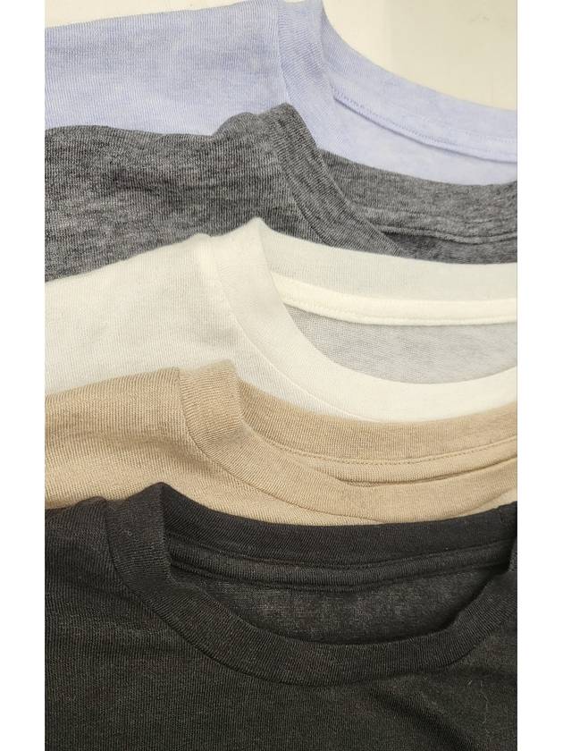 Wool Tencel Classic TShirt - IMJ - BALAAN 4