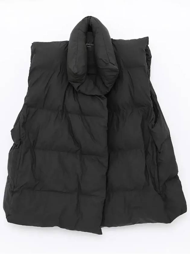 Wrap Puffer Padded Vest Black - BALENCIAGA - BALAAN 3