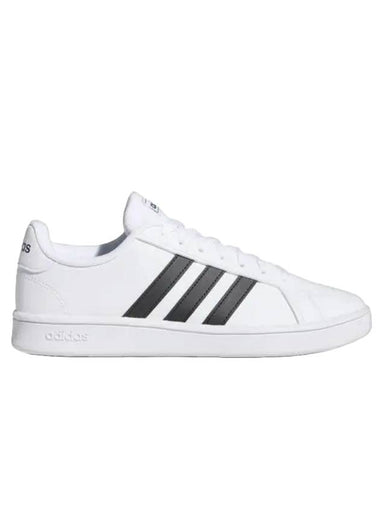 Grand Court Base Stripe Low Top Sneakers White - ADIDAS - BALAAN 1