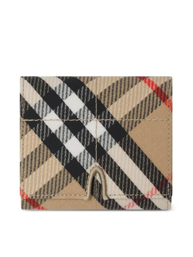 Snip Check Tri-Fold Half Wallet Sand - BURBERRY - BALAAN 2