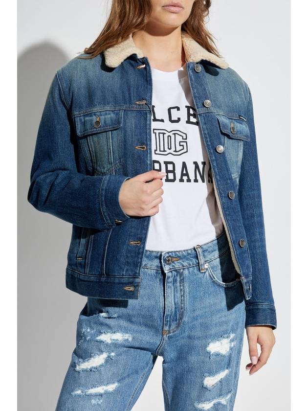 Dolce & Gabbana Denim Jacket, Women's, Blue - DOLCE&GABBANA - BALAAN 3