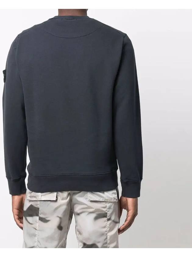 Wappen Patch Crewneck Sweatshirt Navy - STONE ISLAND - BALAAN 4