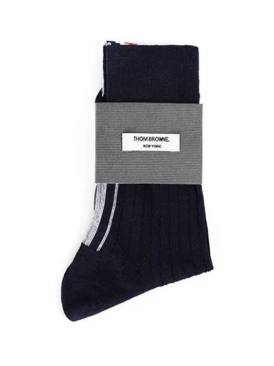 RWB Striped Socks Black - THOM BROWNE - BALAAN 2