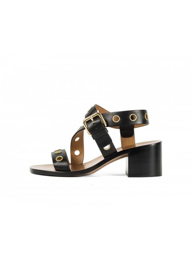 EYELETS Resort Leather Sandals - CELINE - BALAAN 2