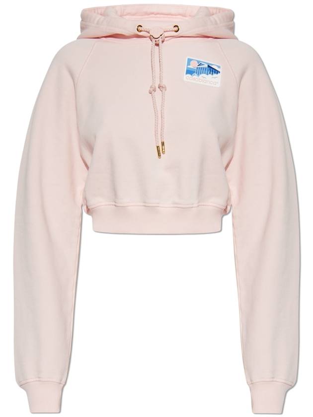 Casablanca Hoodie, Women's, Pink - CASABLANCA - BALAAN 1