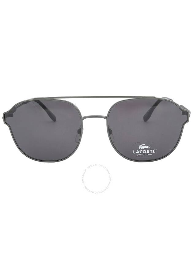 Lacoste Grey Pilot Unisex Sunglasses L103SND 024 58 - LACOSTE - BALAAN 1