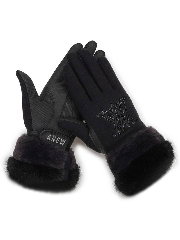 Official W FURRY GLOVES BK - ANEWGOLF - BALAAN 2