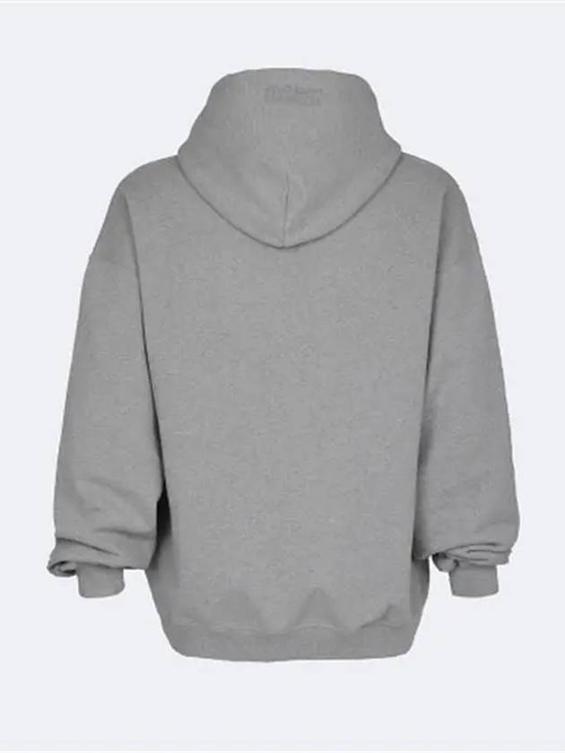 Big Logo Hoodie Grey - VETEMENTS - BALAAN 5