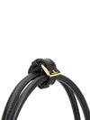 Small Leather Hand Shoulder Bag Black - PRADA - BALAAN 8