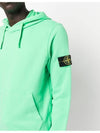 Wappen Patch Cotton Fleece Hoodie Light Green - STONE ISLAND - BALAAN 6