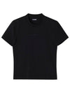 Le Gros Grain Short Sleeve T-Shirt Black - JACQUEMUS - BALAAN 3