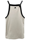 Buckle Contrast Sleeveless White - COURREGES - BALAAN 3