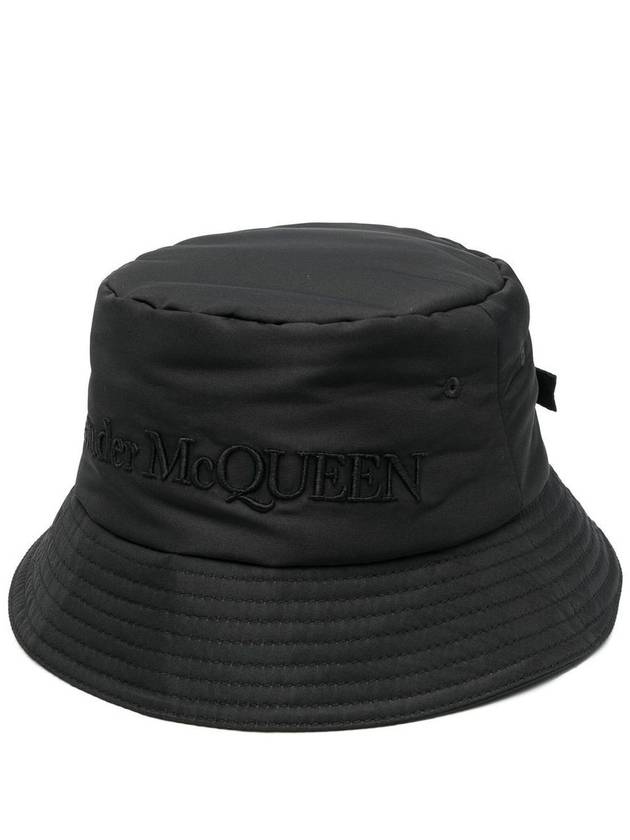 Padded Bucket Hat Black - ALEXANDER MCQUEEN - BALAAN 5