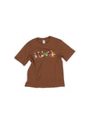 Men's Yoga Logo Short Sleeve T-Shirt Brown - IOEDLE - BALAAN 1