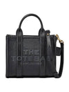 Women's Micro Leather Tote Bag Black - MARC JACOBS - BALAAN.