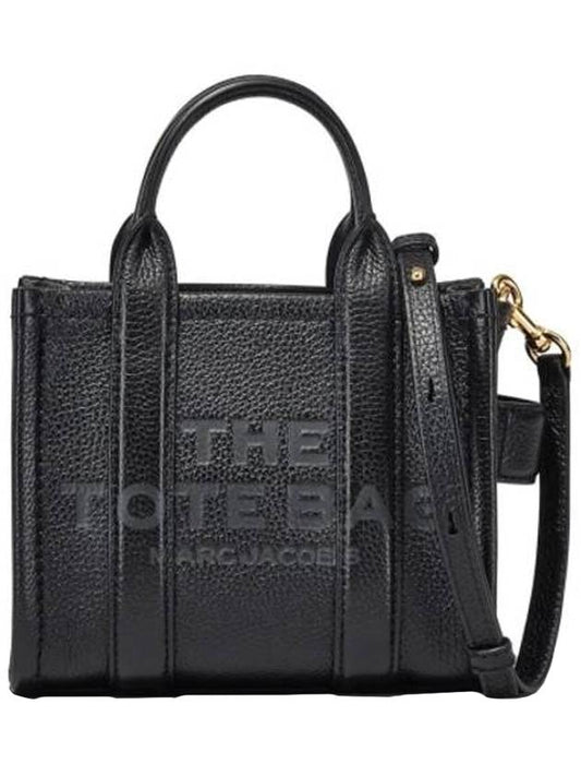Women's Micro Leather Tote Bag Black - MARC JACOBS - BALAAN 1