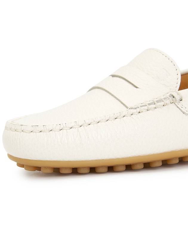 City Gommino Leather Driving Shoes White - TOD'S - BALAAN 8