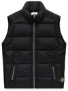 Seamless Tunnel Nylon Down Vest Black - STONE ISLAND - BALAAN 2