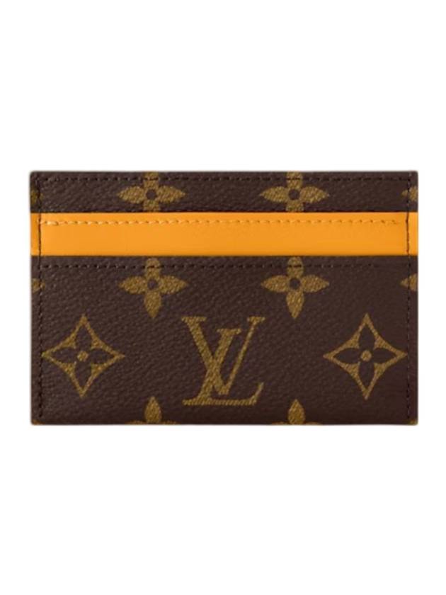 Monogram Double Card Wallet Brown - LOUIS VUITTON - BALAAN 1