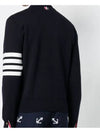 4 Bar Armband Milano Stitch Knit Top Navy - THOM BROWNE - BALAAN 6