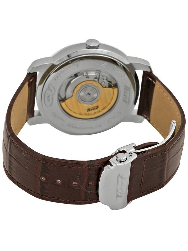 Tissot Heritage Navigator Silver Dial Brown Leather Men's Watch T0786411603700 - TISSOT - BALAAN 3