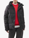 Men's Armstrong Hooded Short Padded Parka Black - CANADA GOOSE - BALAAN 2