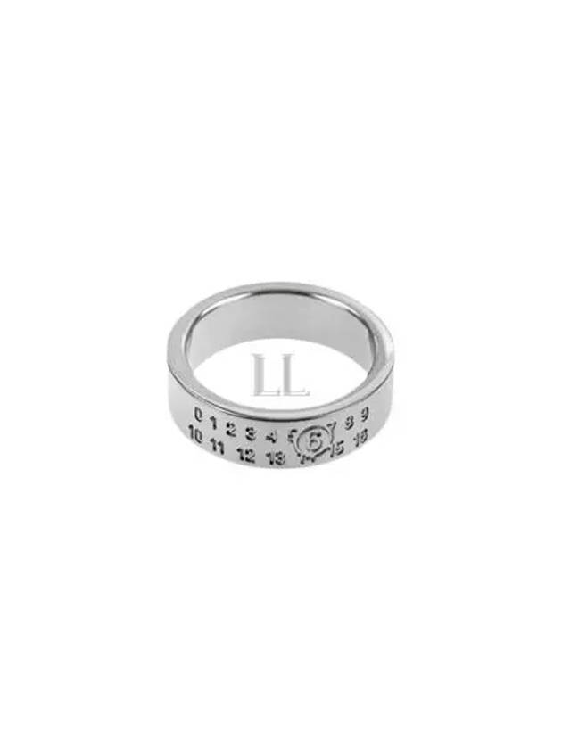 Women’s Numeric Minimal Polished Finish Ring Silver - MAISON MARGIELA - BALAAN 2