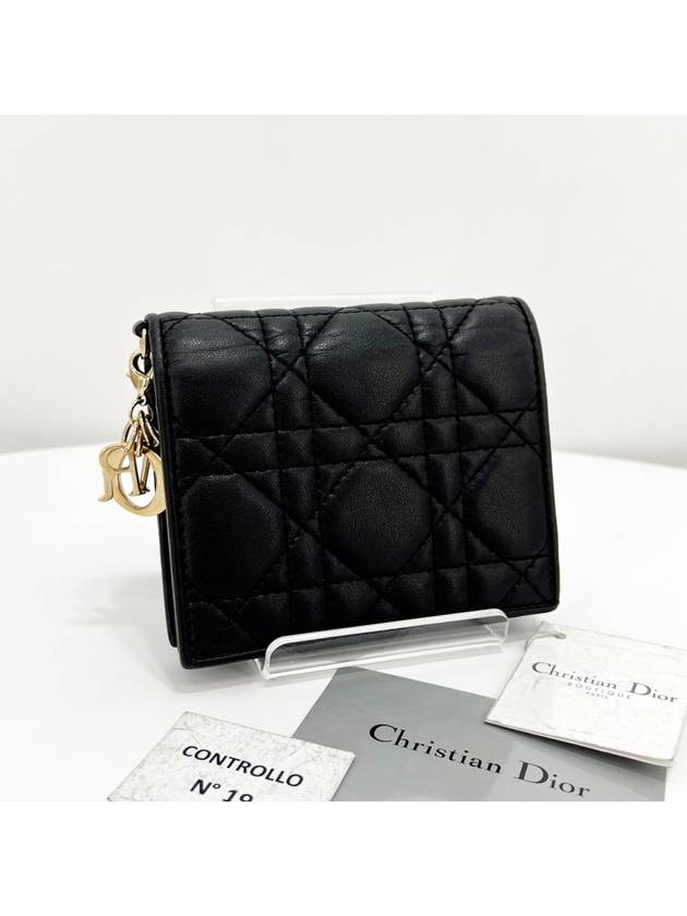 Cannage Women s Bicycle Wallet Black - DIOR - BALAAN 1