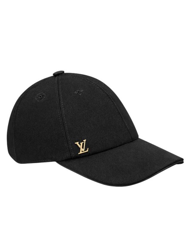 LV Iconic Ball Cap Black - LOUIS VUITTON - BALAAN 1