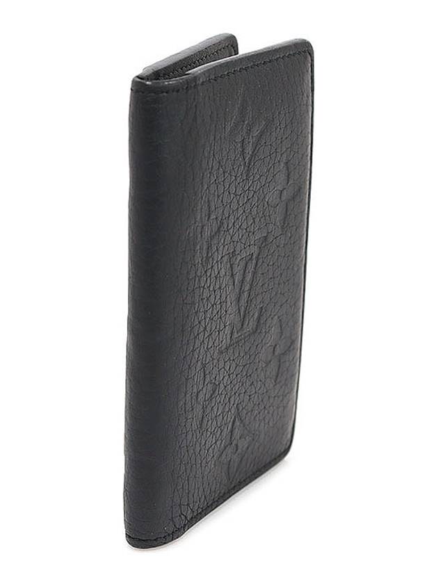 M69044 Black Monogram Taurillon Calfskin Pocket Organizer Card Holder - LOUIS VUITTON - BALAAN 2