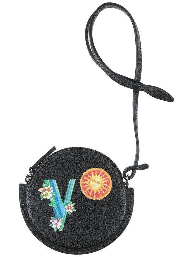 Celestial Sun Baroque print circle Coin Purse - VERSACE - BALAAN 1